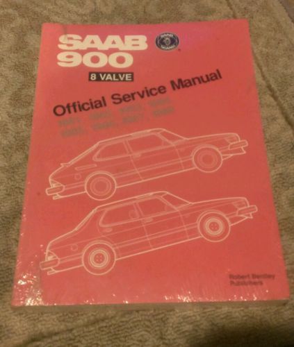 81-88 saab 900 8 valve bentley service manual brand new