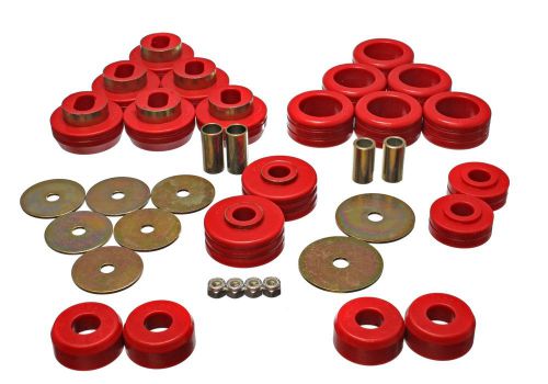 Energy suspension 3.4118r body cab mount set fits 81-91 blazer blazer k5 jimmy