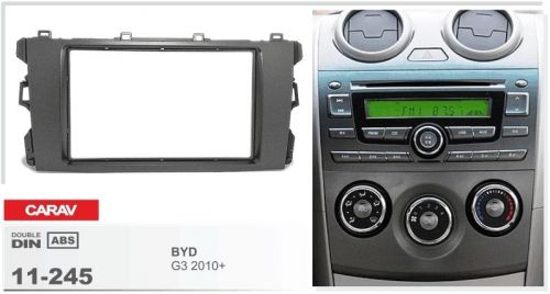 Carav 11-245 2din car radio dash kit panel for byd g3 2010+