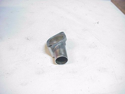 Chrome chevy gm water neck thermostat housing c3 ratrod streetrod