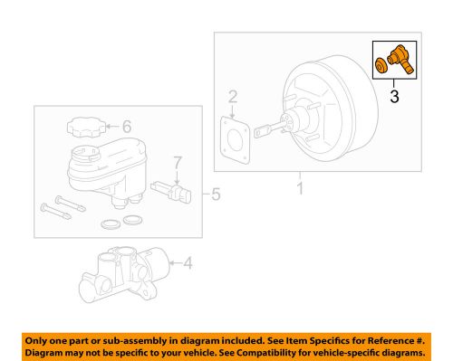 Suzuki oem 07-09 xl-7-power brake booster grommet 5137078j01