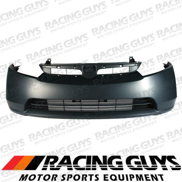 07-08 honda civic si sedan front bumper cover primered facial plastic ho1000259