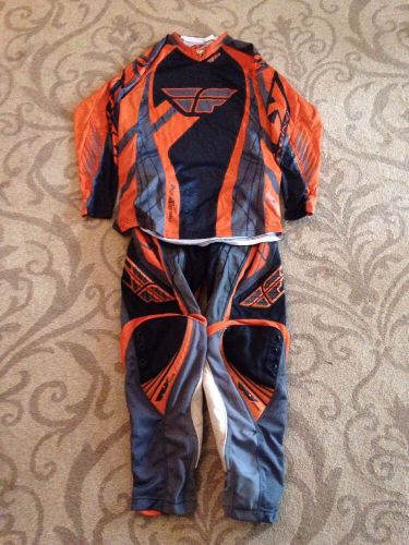 Fly racing pants and jersey pre owned