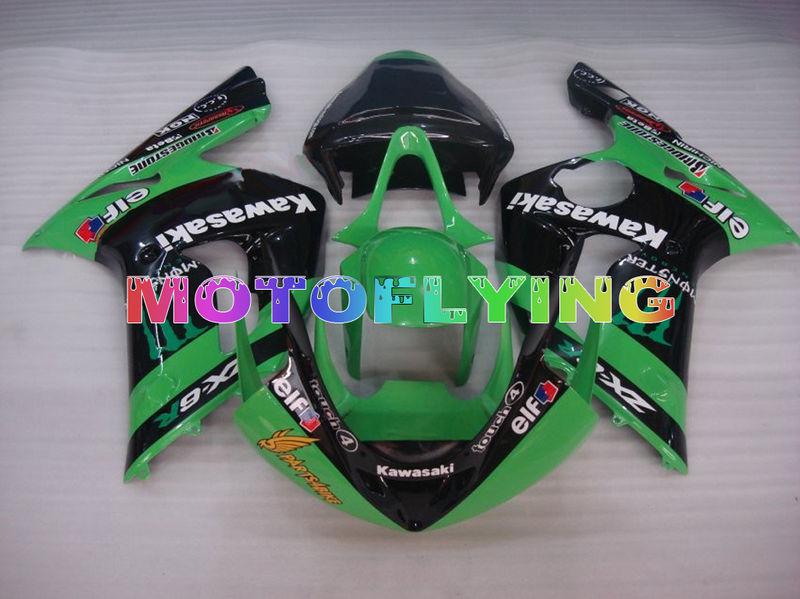 Fairing for kawasaki 2003 2004 03 04 zx-6r zx6r 636 abs plastic injection t12