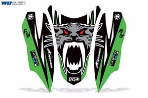 Decal graphic hood kit arctic cat firecat/sabercat sled snowmobile nose wrap g