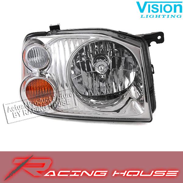 Right passenger side headlight kit unit 2001-2004 nissan frontier se sc