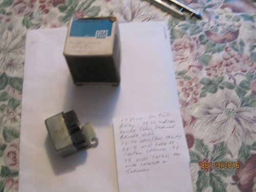 Nos 1978-1980 chevrolet-gmc pickup trucks glow plug relay-part no. 558904