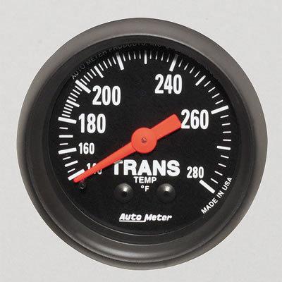 Autometer z mechanical transmission temperature gauge 2 1/16" dia black face