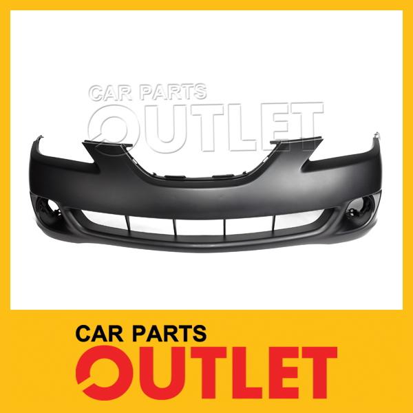 2004-2006 toyota solara front bumper facial cover primed black plastic se sel