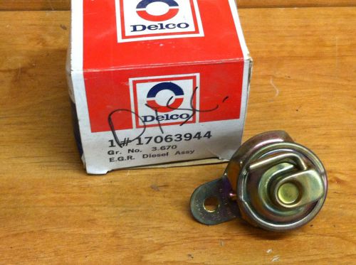 Genuine acdelco gm 17063944 nos egr diesel valve