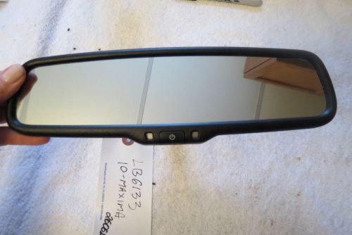 09 10 11 12 13 nissan maxima rear view mirror w/auto dimming oem 2606d