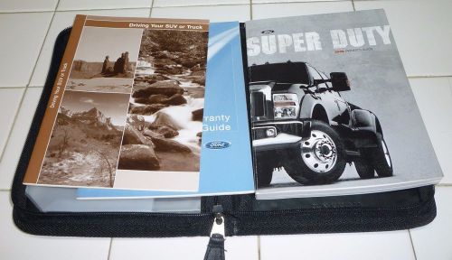 2008 ford f super duty owners manual set 08 guide f250 f350 w/case