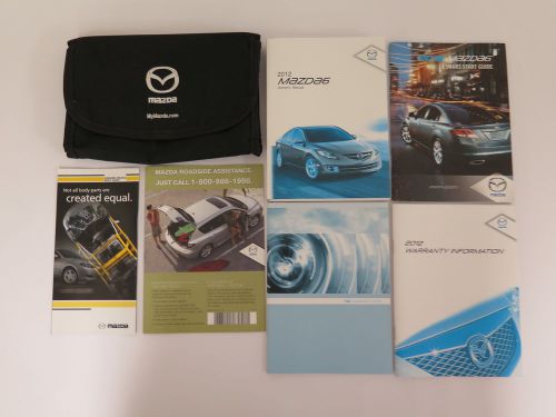 2012 mazda 6 owners manual book