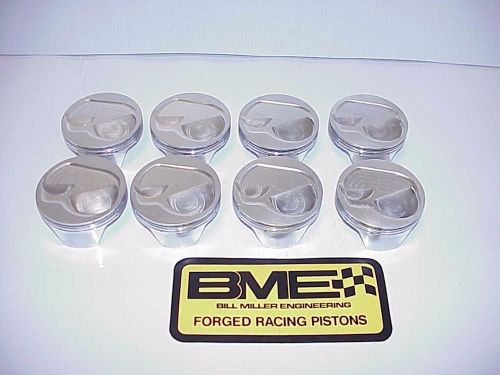 8 bme forged gas ported nascar pistons 4.181&#034; bore r16