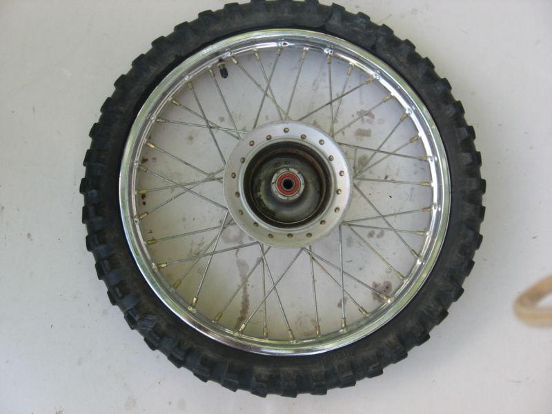 2002 honda xr 80r  front wheel