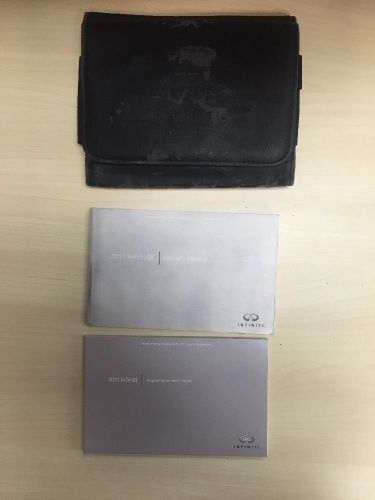 Infiniti qx 2011 owners manual books with case oem