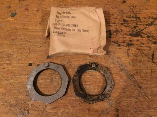 Wc g502 g505 g507 m37 m43 g741 dodge army truck wheel bearing adjusting nuts