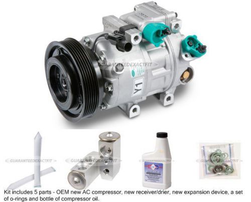 New air conditioning compressor kit - genuine oem ac compressor &amp; clutch + more