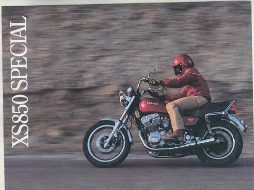 1981 yamaha xs850 850 special motorcycle brochure -xs 850-yamaha-xs850