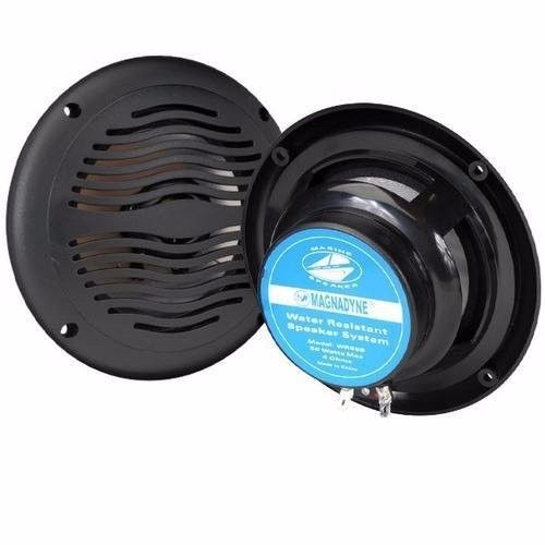 Magnadyne wr65b black 6.5&#034; waterproof marine speakers grill frame