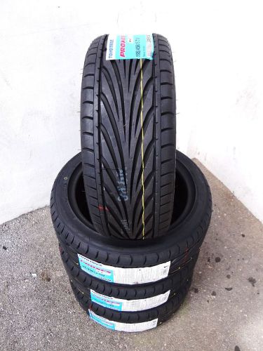 4x 195/45/15 toyo proxes t1r low profile stretch tires hellaflush stance