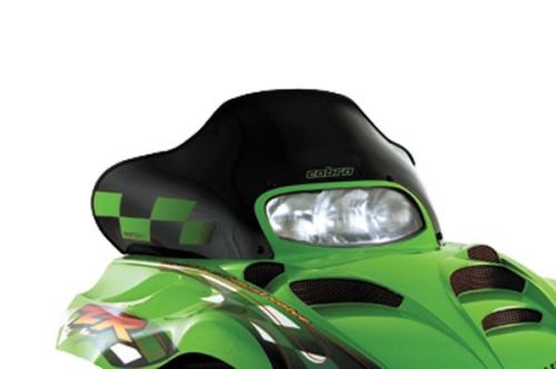 Powermadd cobra windshield 13.75&#034; black/green checks 12320