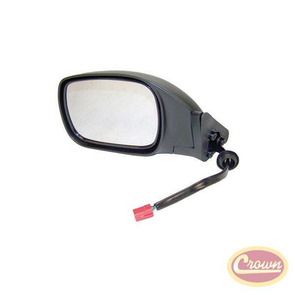 Electric remote mirror, left (black) - crown# 55154949ac