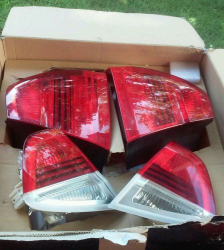 05-08 bmw e90 3 series tail lights smoke