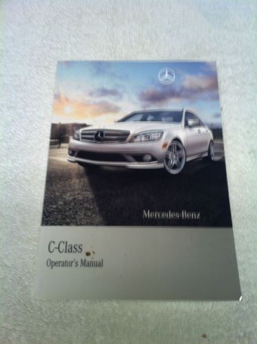 2009 mercedes c class owner manual operator manual