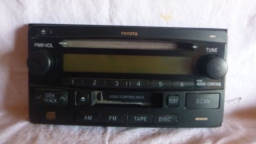 03-11 toyota echo rav4 celica radio cd cassette face plate 16842 fp1801