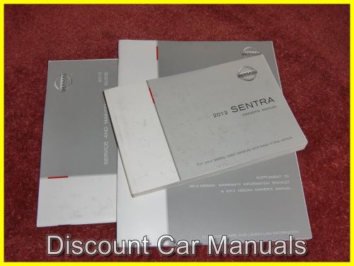 ★★ 2012 nissan sentra owners manual portfolio 12!! ★★