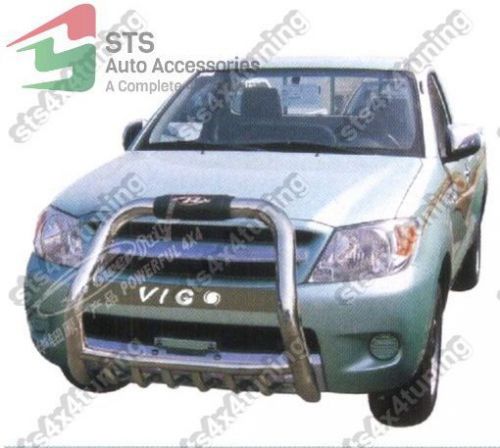 S/s bullbar nudge guard toyota hilux vigo 2005-2015 3&#034;/76 mm