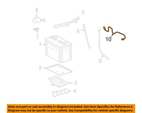 Pontiac gm oem 03-08 vibe battery-negative cable 88972131