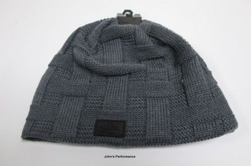 Choko snowmobile grey textured beanie hat cap 856290