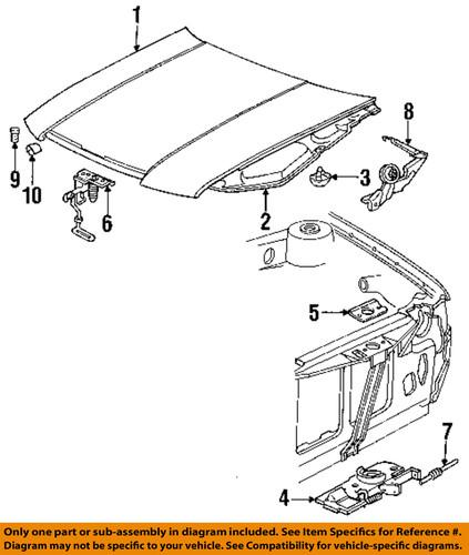 Mopar oem 4534670 hood release cable-release cable