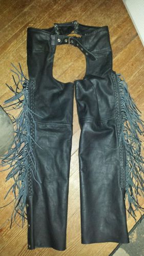 Unik international x-small leather  fringe chaps