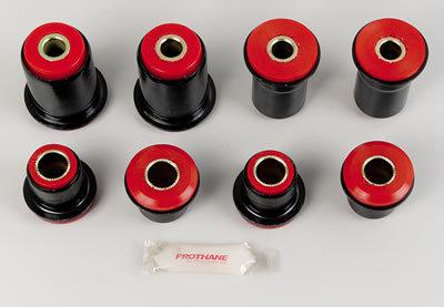 Prothane control arm bushings front upper/lower polyurethane red buick chevyolds