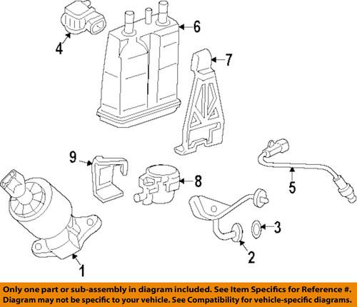 Gm oem 25932571 canister purge control solenoid/vapor canister purge solenoid