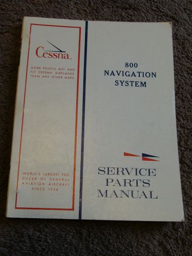 Cessna 800 navigation system 841a service parts manual installation operation