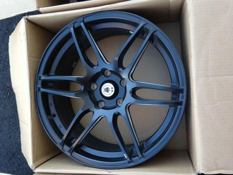 Konig deception 51767 black rims 18 x 8