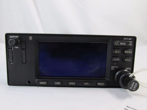 Garmin gps-400w black waas ifr-approach p/n: 011-01057-40 w/ tray mounting rack