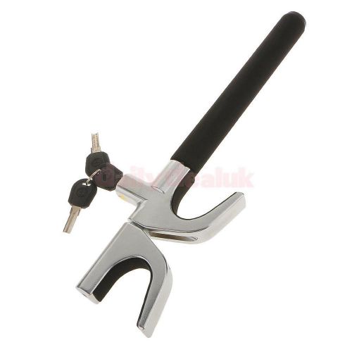 Anti theft security single hook steering wheel lock for car truck suv