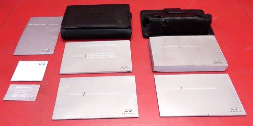 2011 infiniti g37 sedan oem owners manual guide handbook booklet set w/ case