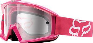 Fox racing main 2015 mx/offroad goggles hot pink/clear lens