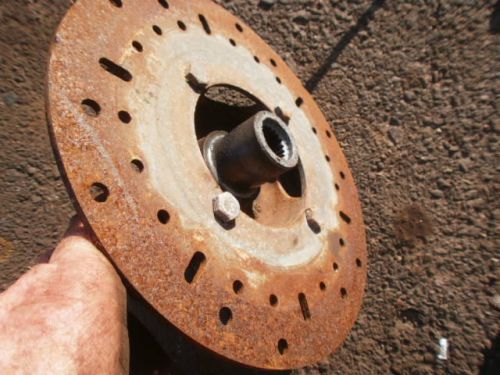 Polaris 02 sportsman  700 front brake rotor hub assembly