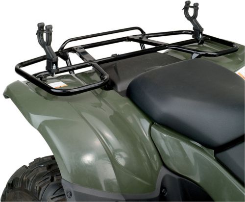 Moose bighorn single gun rack mount attaches to regular or flat cargo racks