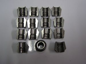 5/16&#034; titanium shoulder valve locks std bead groove super 7 race dw 062315-35