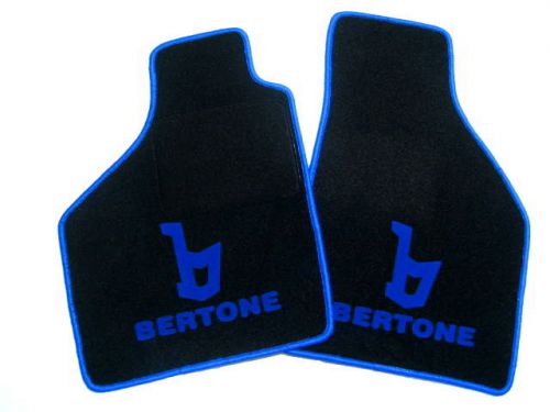 Bl./blue bertone floor mats for fiat x 1/9 1300 + 1500