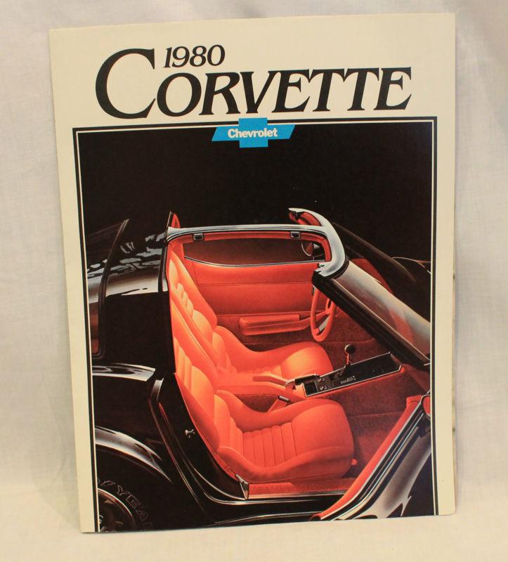 1980 corvette original sales brochure