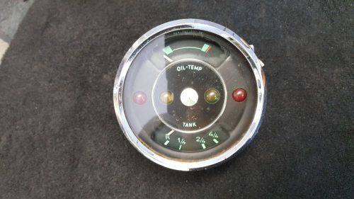 Porsche 356 c fuel level and oil temperature gauge